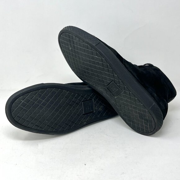 Frye GATES High Top Sneaker Mens 8US Black NuBuck Leather - Picture 8 of 11